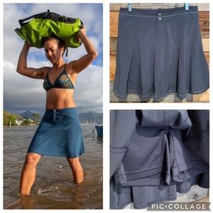 Title Nine Baltic Activewear Outdoor Skort Grey Size 6
